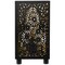 Northlight Floral Laser-Cut Iron Table Lamp - 11" - Black and Gold